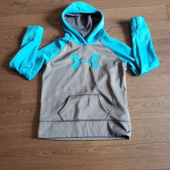 Girl's Under Armour Pullover Hoodie - Picture 4 of 5